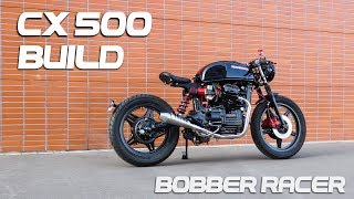 Cafe Racer Timelapse Build  Honda CX 500 Bobber Racer [upl. by Ahsiekar]