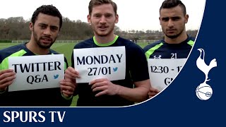 Spurs TV  Twitter QampA with Spurs Belgian players [upl. by Anayt544]