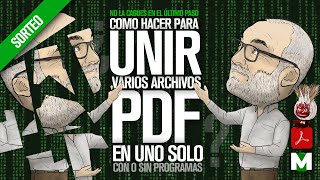 📖 Como UNIR varios PDF en UN solo ARCHIVO con o sin programas [upl. by Lehcor]