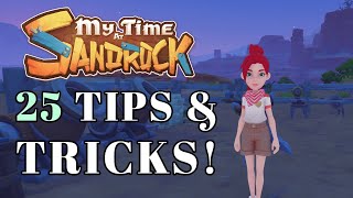 My Time At Sandrock 25 Tips amp Tricks  Early Access [upl. by Damarra]