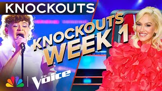 Stunning Performances from the First Week of Knockouts  The Voice  NBC [upl. by Vivienne784]