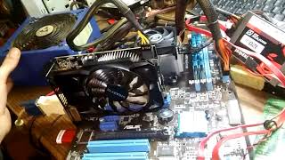 How to start PC with Solid RED LED CPU Problem Part 1 [upl. by Assirrec]