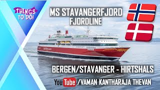 FJORDLINE PROMO VIDEO  MS STAVANGERFJORD  BERGENSTAVANGER  HIRTSHALS  Norway  Denmark [upl. by Toffic]