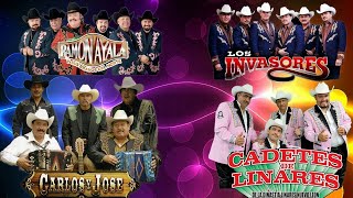 Mix De Norteñas amp Corridos Para Pistear Cadetes De Linares Carlos y Jose Invasores Ramon Ayala [upl. by Assile]