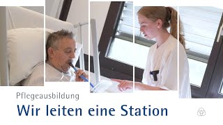 Pflegeausbildung Auszubildende leiten eine Station 12 [upl. by Naashar179]