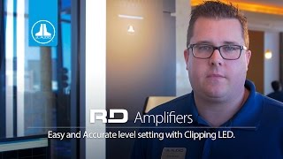 JL Audio RD Amplifier Clipping LED Level Setting Demonstration [upl. by Ahse]