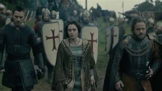 Vikings S05 E02 King Aethelwulf meets Bishop Heahmund [upl. by Kerrison]