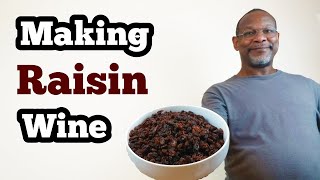 Making Raisin Wine 1 Gallon [upl. by Agretha]