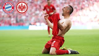 FC Bayerns most epic Matches Goals amp Moments against Eintracht Frankfurt [upl. by Ueihtam]