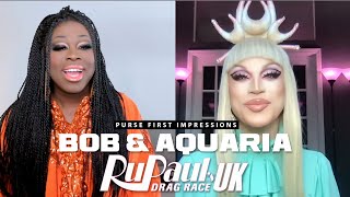 Bob The Drag Queen amp Aquaria  Purse First Impressions  RPDRUK S2E1 [upl. by Zamora178]