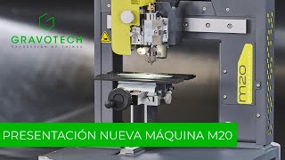 Gravotech Presentación de la nueva máquina de grabado electrónica M20 para personalizar productos [upl. by Vil]