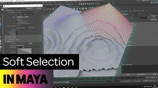 How to use Soft Selection in Maya [upl. by Atinet881]