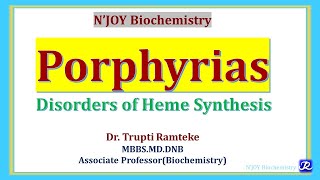 Porphyrias Heme Synthesis disorders  hemoglobin chemistry amp Metabolism  Biochemistry [upl. by Arahahs]