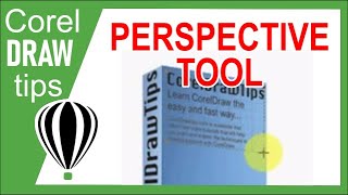 Using text perspective in CorelDraw [upl. by Ahseret]