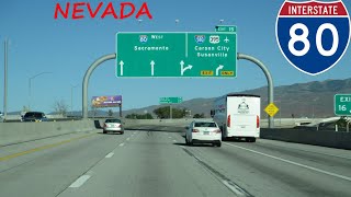 Interstate 80  Nevada westbound FULL LENGTH VIDEO [upl. by Ileyan109]