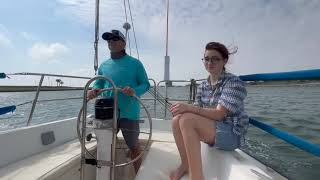 Our FIRST sail on our Catalina 30 [upl. by Penhall]