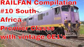 Passenger train Premier Classe TRANSNET Grain Train  RAILFAN COMPILATION 10  Train South Africa [upl. by Ruddy]