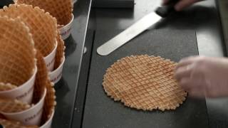 Cold Stone Creamery Creations and Waffle bowls [upl. by Geesey]