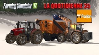 ÉPANDAGE DE CHAUX FS17 LA QUOTIDIENNE 35 [upl. by Nethsa]