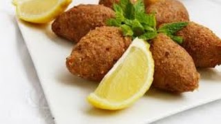 How to Make Easy Tasty Beef Kibbeh Arabic Dish Easy Steps [upl. by Bedad]