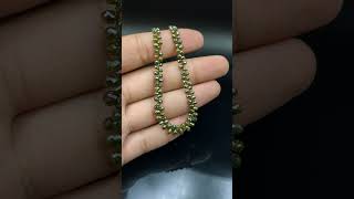 Green diamond briolette beads [upl. by Campagna]