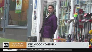 Feelgood comedian Londons King of Compliments [upl. by Barbie290]