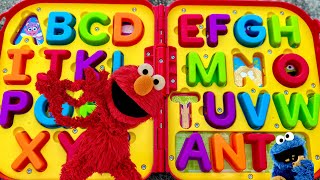 ABC Vocabulary learning words for toddlers  Learn ABC letters with Sesame Street on the go letters [upl. by Paehpos]