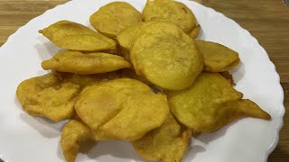 Batata bhaji bhajiya pakora batatabhaji easyrecipe cooking [upl. by Renckens493]