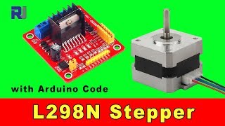 Using L298N Stepper Motor Driver To control 4 wires stepper motor [upl. by Ainirtac767]