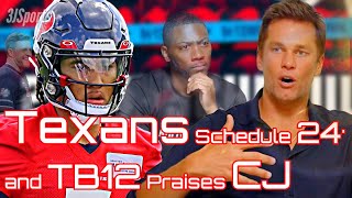 Texans Schedule Predictions 2024 Brady Praises CJ  Watt nfltexans houstonsportssubscribe [upl. by Tnilc]