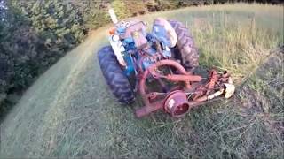 How to Mow Hay With A Sickle Mower [upl. by Martinic]