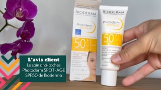 BIODERMA  Avis sur le soin antitaches Photoderm Spot Age SPF50  Easypara [upl. by Eerahs]