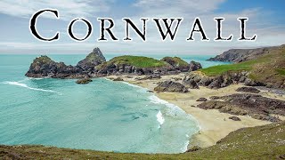 THIS IS CORNWALL  Kynance Cove Porthcurno Beach Minack Theatre and Godrevy Lighthouse by Drone [upl. by Wolford]