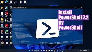 Install PowerShell 72 LTS By PowerShell  Windows 1011 [upl. by Ahseuqal]