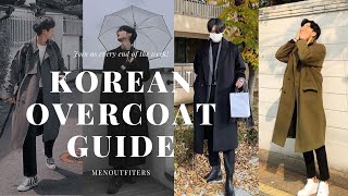 Korean Mens Outfit Ideas with Overcoat  Men Overcoat style  Men Outfiters [upl. by Assirol]