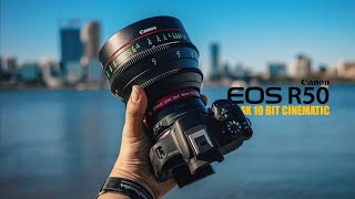 Canon R50 10Bit 4K Cinematic [upl. by Aerdnaeel26]