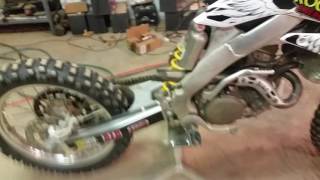 Crf250r carburetor removal [upl. by Lessirg380]