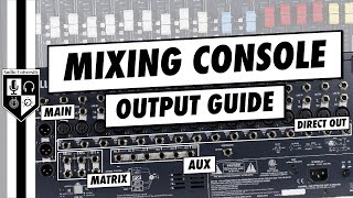 What Are The Different Outputs Of An Audio Mixer [upl. by Cynthea]