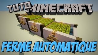 TUTO Minecraft  FAIRE UNE FERME AUTOMATIQUE [upl. by Lehman]