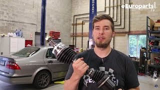 Saab 95 CV Axle Replacement DIY [upl. by Giddings495]