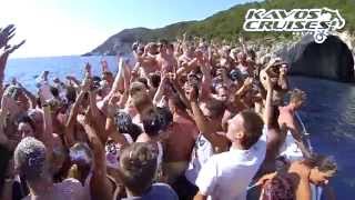 Kavos Booze Cruise  Boat Party Official Promo video 2015 [upl. by Arval31]