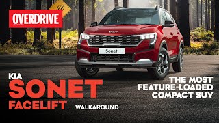 2024 Kia Sonet facelift walkaround  still fully packed OVERDRIVE [upl. by Gerk]