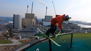 GoPro Jesper Tjäder  CopenHill  Skiing On Top a Building [upl. by Tager]