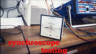 How to synchroscope test  ELECTRICAL TECH  electricaltech [upl. by Alocin591]