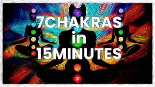 7 Chakras 15 Min very intense exercise daily Mantra Chanting Meditation LAM VAM RAM YAM HAM OM AUM [upl. by Louisette]