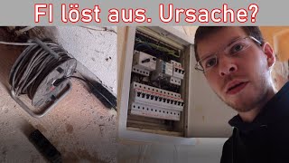 FI  RCD löst aus Fallbeispiel [upl. by Iruahs]