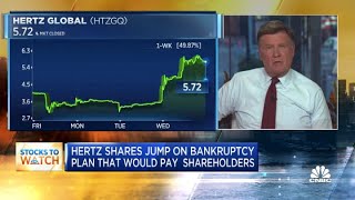 Hertz shares jump on bankruptcy plan that would pay shareholders [upl. by Jaimie]