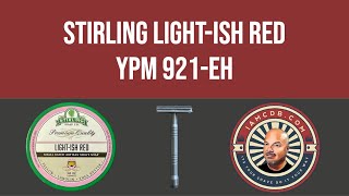 Stirling Lightish Red  Fantastic  YPM 921EH  Lancaster Razor Works [upl. by Adiuqal]