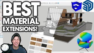 The ULTIMATE GUIDE to Material and Texture Extensions for SketchUp [upl. by Murial358]