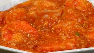 How to Make Ebi Chili StirFried Prawns in Chili Sauce Recipe  Cooking with Dog [upl. by Millburn]